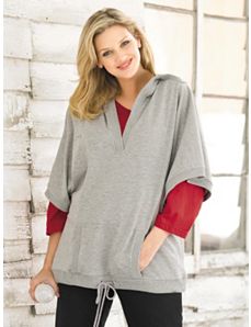 Dolman Sweatshirt by Ulla Popken