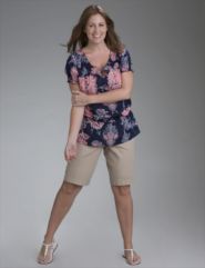 Peasant top, Casual bermuda short