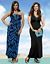 Print chiffon maxi dress by Lane Bryant