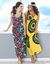 Leaf print sleep maxi by Cacique