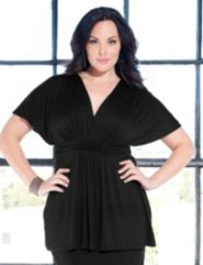 Backstage Dolman Top by Kiyonna