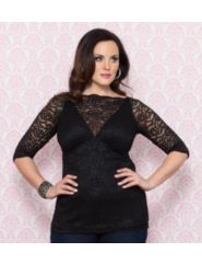 Loretta Lace Top by Kiyonna