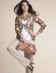 Tie Front Cardigan, Cami, Straight Leg Trouser