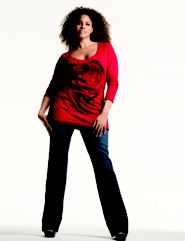 Torn Tee, Heavy Stitch Jean
