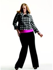 Houndstooth Jacket, Ponte Classic Trouser
