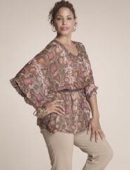 Kimono Sleeve Top, Straight Leg Pant