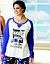 Lucky embellished sleep top
