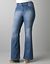 Light sandblast flare jean by DKNY JEANS