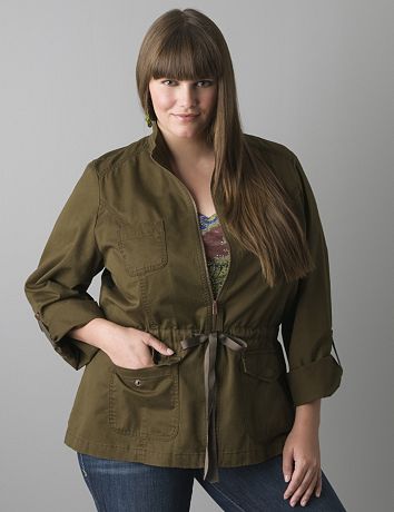 Full figured anorak jacket by Lane Bryant