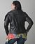 Pieced faux leather moto jacket by Lane Bryant