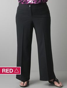 Wide leg trouser with Right Fit Technology