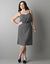 Glen plaid sweetheart dress by Lane Bryant
