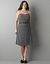 Glen plaid sweetheart dress by Lane Bryant