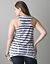 Striped floral sharkbite tank by Lane Bryant