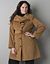 Ruffled collar coat by Lane Bryant