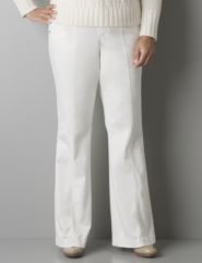 Sateen flare pant by Lane Bryant