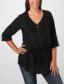 Pintuck Tunic