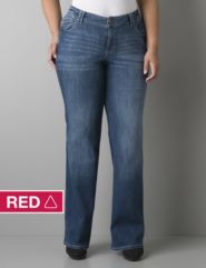 Echo wash bootcut jean by Lane Bryant