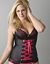 Full figure Ribbon laced corset by Cacique