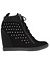 Wide Width Studded Hidden Wedge Sneakers by Lane Bryant