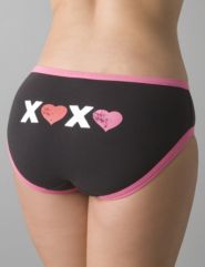 Full figure XOXO cotton hipster panty by Cacique