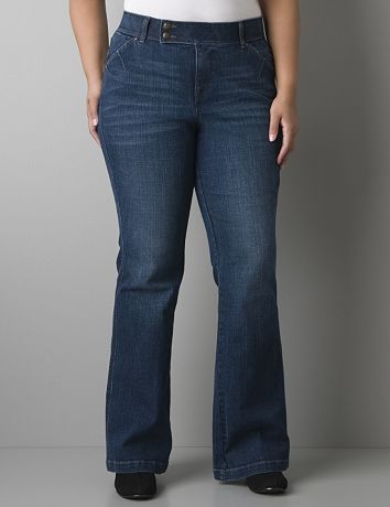 Sabrina flare jean with Tighter Tummy Technology  by Lane Bryant