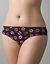 Lace overlay tanga panty by Cacique