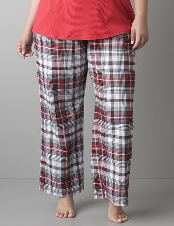 Sparkle plaid woven sleep pant by Cacique