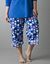 Heart print rolled leg sleep pant by Cacique