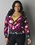 Rhinestone button floral cardigan by Lane Bryant