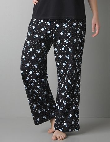 Cherry knit sleep pant by Cacique