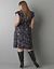 Sketchy rose ruffle front dress by DKNY JEANS
