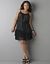 Ruffled hem lace dress by DKNY JEANS