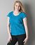 Asymmetric smocked tee by DKNY JEANS