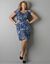 Smocked waist floral dress by DKNY JEANS
