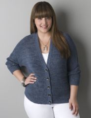 Dolman sleeve cardigan by DKNY JEANS