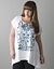 Foil floral sharkbite tee by DKNY JEANS