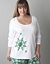 Sparkling snowflake sleep top by Cacique