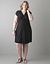 Knot front knit dress by Lane Bryant