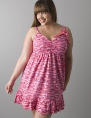 Love print chemise by Cacique