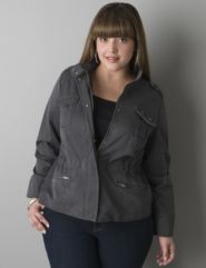 Embellished military jacket by Lane Bryant