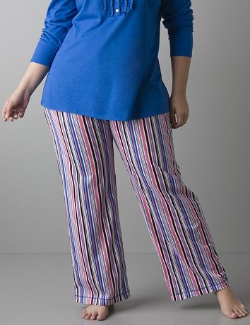 Striped sleep pant by Cacique