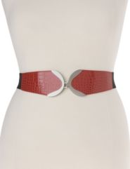 Patent croc tab belt by Lane Bryant
