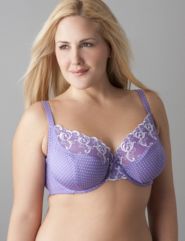 Embroidered full coverage bra by Cacique
