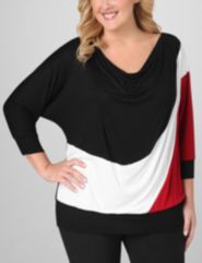 Betty Cowlneck Top by Lane Bryant Outlet