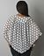 Polka dot layered poncho top by Lane Bryant