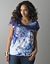 Embellished banded bottom tee by Lane Bryant
