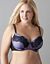 Embroidered mesh T shirt bra