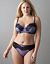 Embroidered mesh T shirt bra
