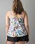 Paisley swim tank with built in Cacique balconette bra